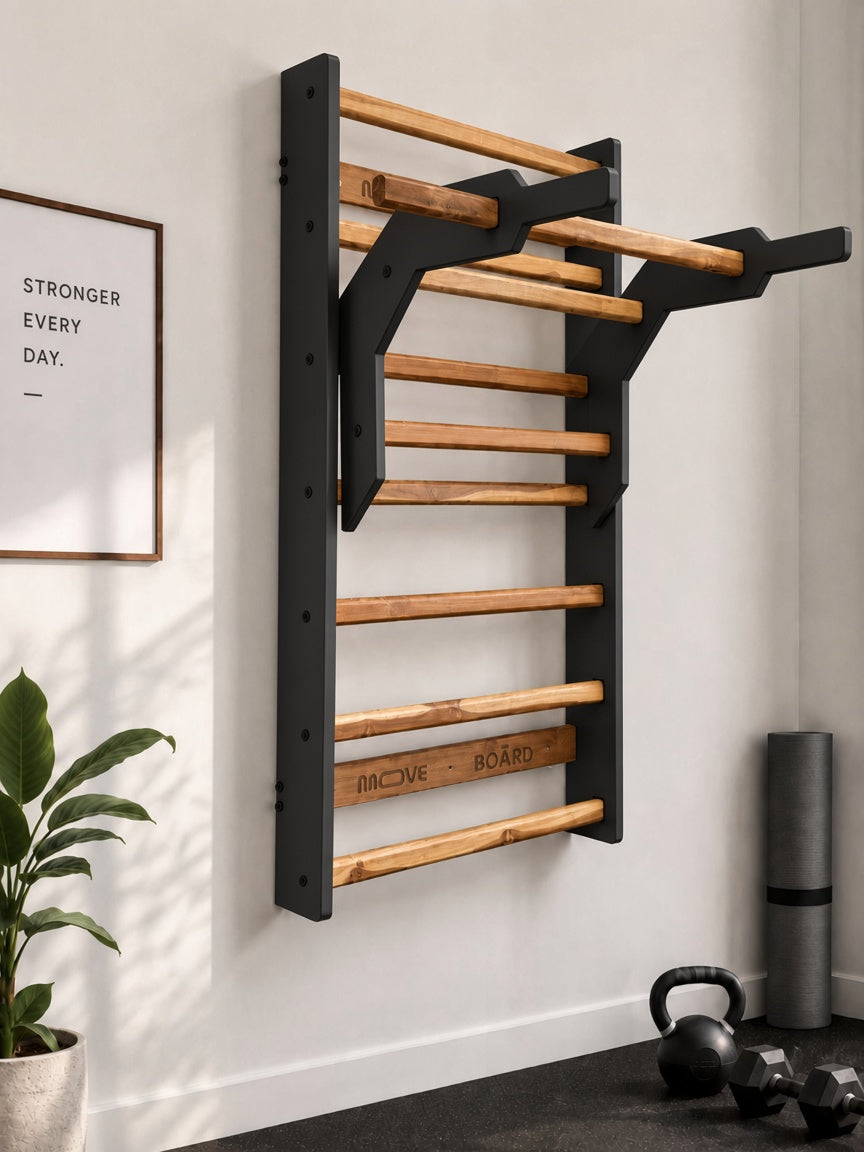 Black — pull-up bar at the top
